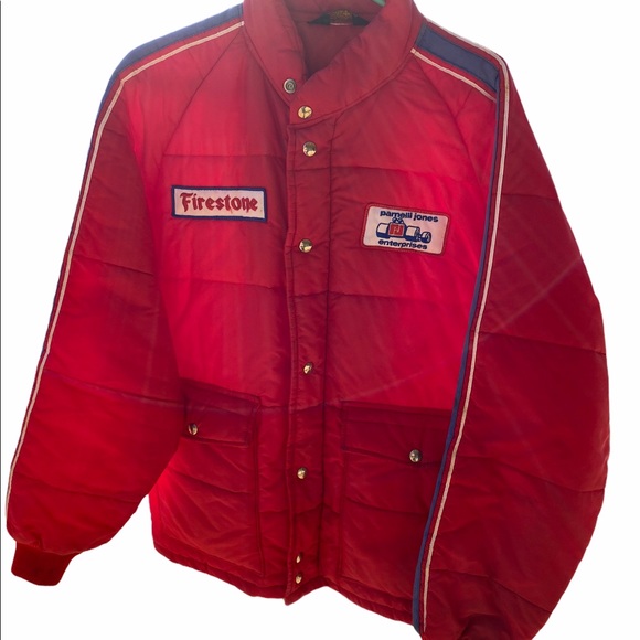 Vintage Racing Firestone Puffer - Picture 1 of 7